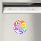 Farbiges Spiraldesign: Magnet (In Situ (Geschirrspüler))