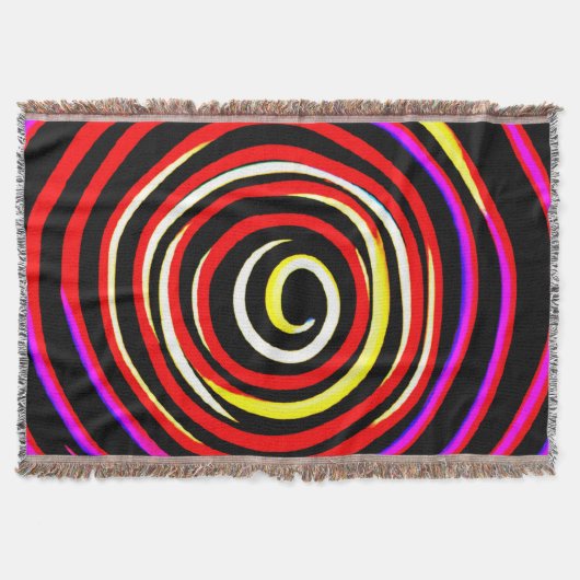 Farbiges Spiralmuster Decke (Vorderseite)