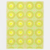 Farbiges Spiralmuster Fleecedecke (Vorderseite)