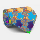 Farbiges Spiralmuster Krawatte (Gerollt)