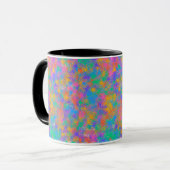 Farbiges Spritzer-Design Tasse (Vorderseite Links)