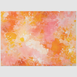 Farbiges Spritzer Paint Art Tissue Paper Seidenpapier