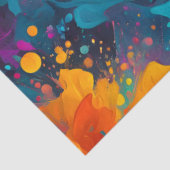 Farbiges Spritzer Paint Art Tissue Paper Seidenpapier (Ausschnitt)