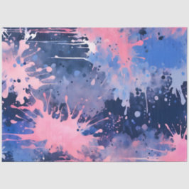 Farbiges Spritzer Paint Art Tissue Paper Seidenpapier