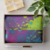 Farbiges Spritzer Paint Art Tissue Paper Seidenpapier (Geschenk)