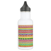 Farbiges Stammmuster Edelstahlflasche (Links)