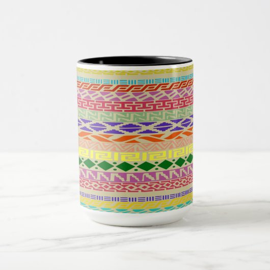Farbiges Stammmuster Tasse (Zentrum)