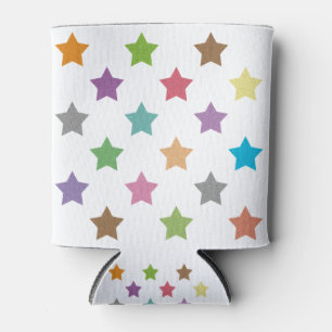 Farbiges Sternenmuster Dosenkühler