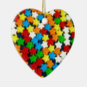 Farbiges Sternenmuster Keramikornament (Rechts)