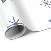 Farbiges Sternenwackelpapier Geschenkpapier (Rolleneckpunkt)