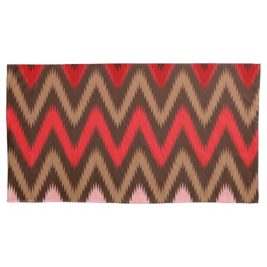 Farbiges Stoffmuster mit einer komplexen Flora Kissenbezug (Vorderseite-Links)