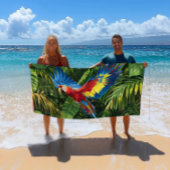 Farbiges Strandtuch von tropischem Maca