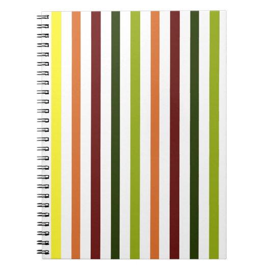 Farbiges Strip-Notebook Notizblock (Vorderseite)