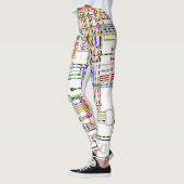 Farbiges Stromsystem Leggings (Links)