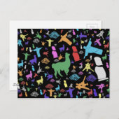 Farbiges Südamerika Postkarte (Vorne/Hinten)