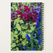 Farbiges Summer Garden Floral Notebook Notizblock (Rückseite)