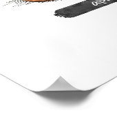 Farbiges Summer Watercolor Mason Jar Food Poster (Ecke)