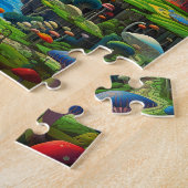 Farbiges surreales Land Puzzle (Seite)