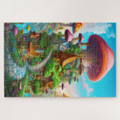 Farbiges surreales Land Puzzle (Horizontal)