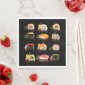 farbiges Sushi-Foto Serviette (Beispiel)