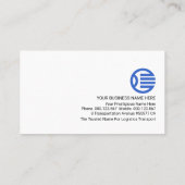 Farbiges Symbol für Bright Logistics Services Visitenkarte (Rückseite)