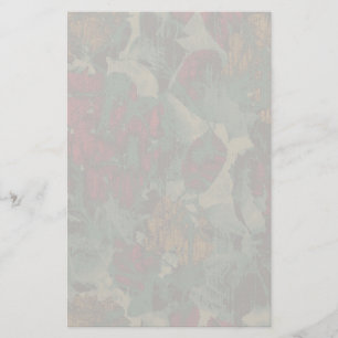 Farbiges Tarnmuster der Blume Briefpapier