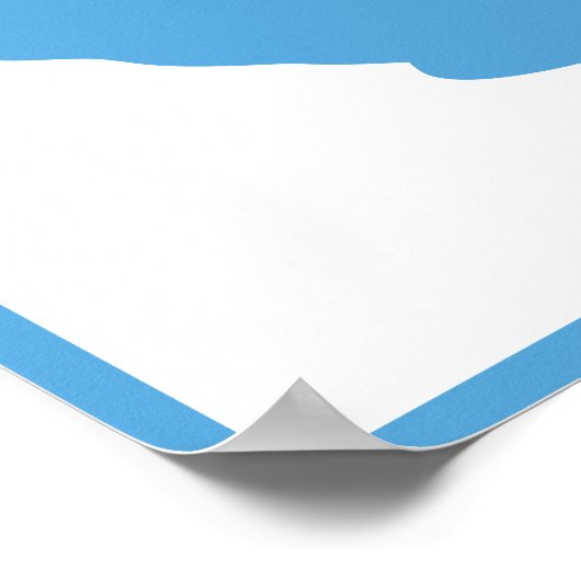 Farbiges Teelöffelmuster Poster (Ecke)