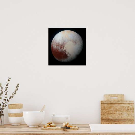 Farbiges Terrain Poster (Küche)