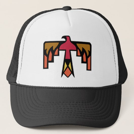 Farbiges Thunderbird-Design Truckerkappe (Vorderseite)