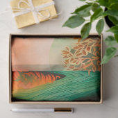 Farbiges Tissue of Batik Forest Art Seidenpapier (Geschenk)