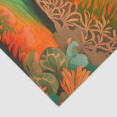 Farbiges Tissue of Batik Forest Art Seidenpapier (Ausschnitt)