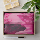 Farbiges Tissue of Batik Forest Art Seidenpapier (Geschenk)