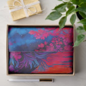 Farbiges Tissue of Batik Forest Art Seidenpapier (Geschenk)