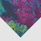 Farbiges Tissue of Batik Forest Art Seidenpapier (Ausschnitt)