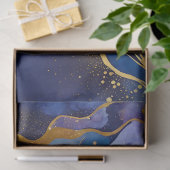 Farbiges Tissue (Tissue) aus Marmorfarben Seidenpapier (Geschenk)