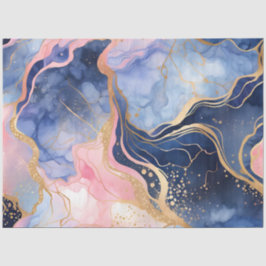 Farbiges Tissue (Tissue) aus Marmorfarben Seidenpapier