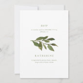 Farbiges toskanisches Brautparty Einladung (Rückseite)