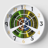 Farbiges traditionelles URBAN X Icon Design Uhr (Vorderseite)