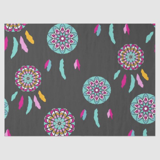 farbiges Traumfangtuchpapier Seidenpapier (Vorderseite)