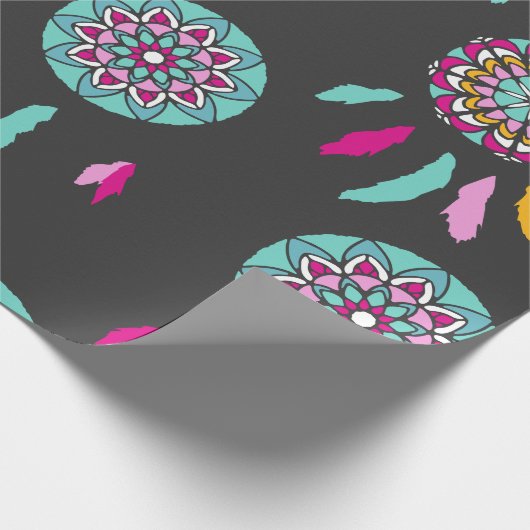 farbiges Traumpackpapier Geschenkpapier (Ecke)