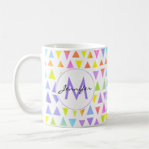 Farbiges Triangle-Farbmuster Kaffeetasse
