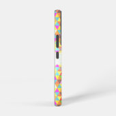 Farbiges Triangle-Retrogeometrie-Muster Monogram Samsung Galaxy Hülle (Rechte Seite)