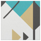 Farbiges Tribal Geometric Muster Stoff (Nahaufnahme)
