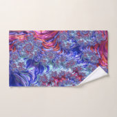 Farbiges Trippy Groovy Digitales Abstraktes Frakta Badhandtuch Set (Handtuch)