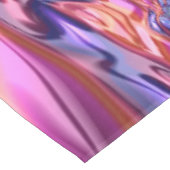 Farbiges Trippy Groovy Digitales Abstraktes Frakta Tischdecke (Schrägansicht)