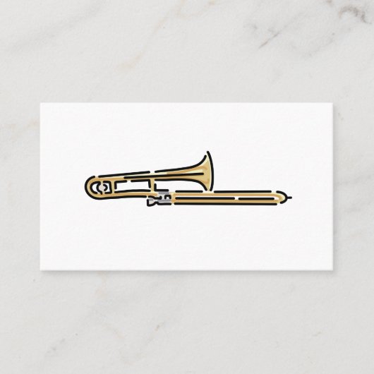 Farbiges Trombone-Logo Visitenkarte (Vorderseite)