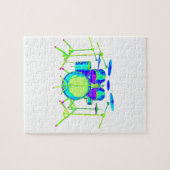 Farbiges Trommelkit Puzzle (Horizontal)