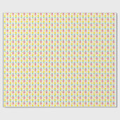 Farbiges tropisches Fruchtmuster 2 Geschenkpapier (Flach)