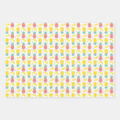 Farbiges tropisches Fruchtmuster 2 Geschenkpapier Set (Vorderseite 2)