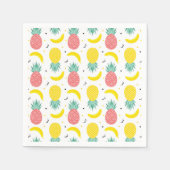 Farbiges tropisches Fruchtmuster 2 Serviette (Vorderseite)